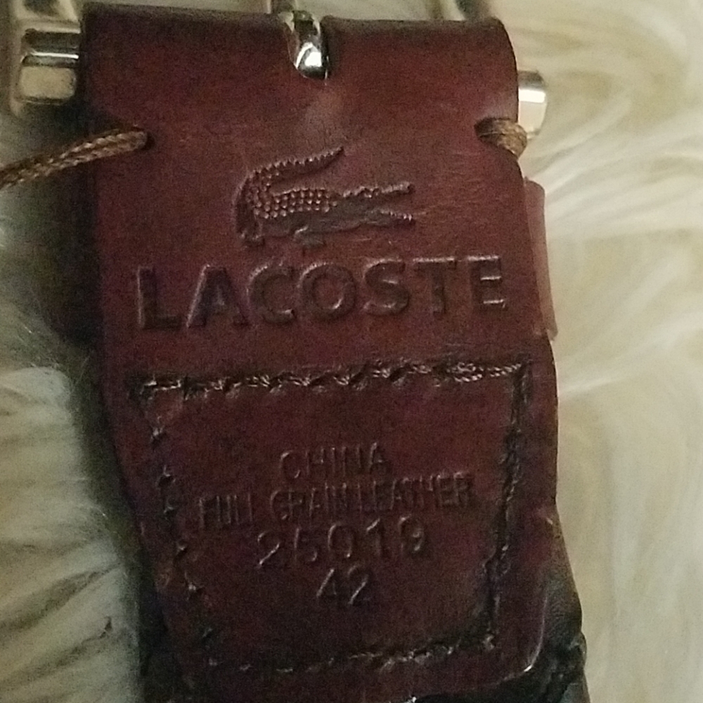 Lacoste Woven Belt